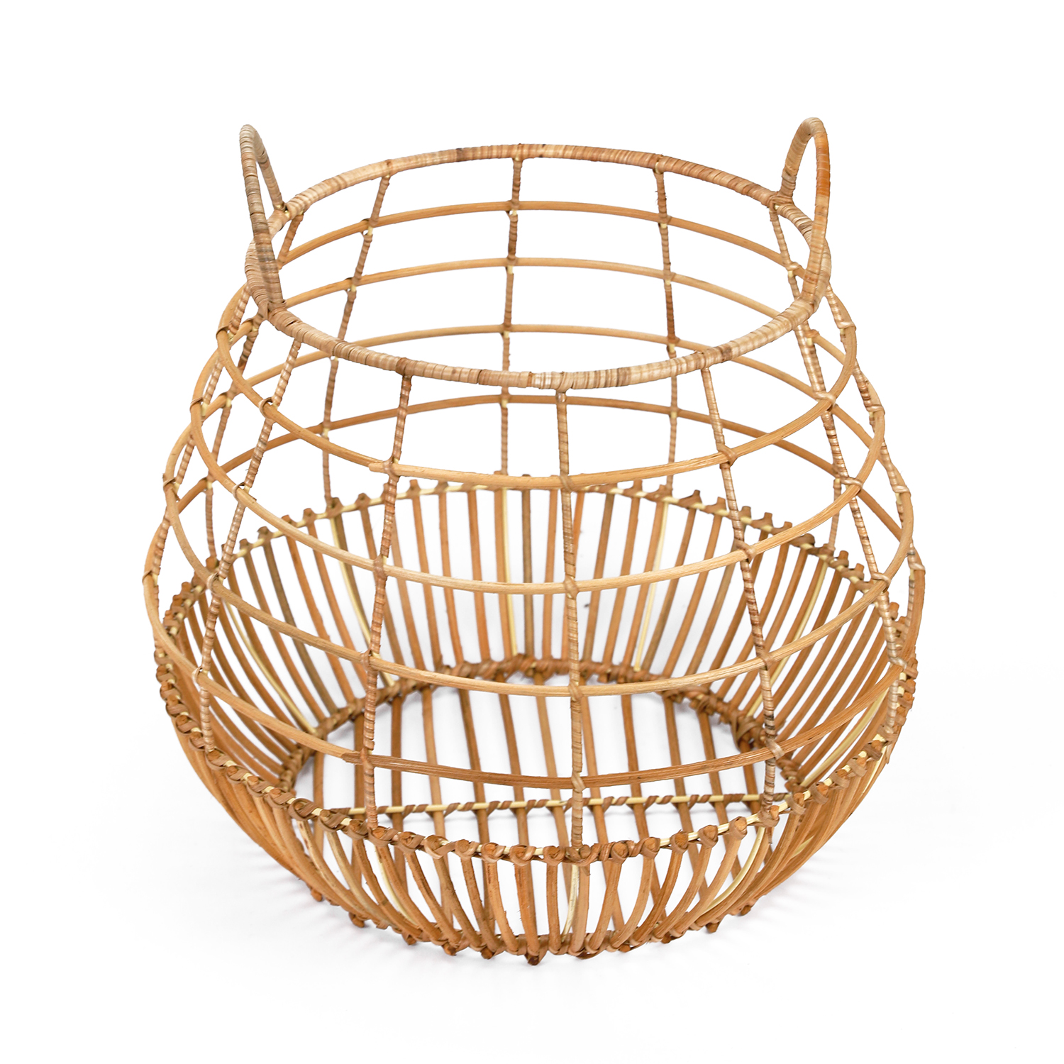 Rattan Laundry Storage Basket BK323147